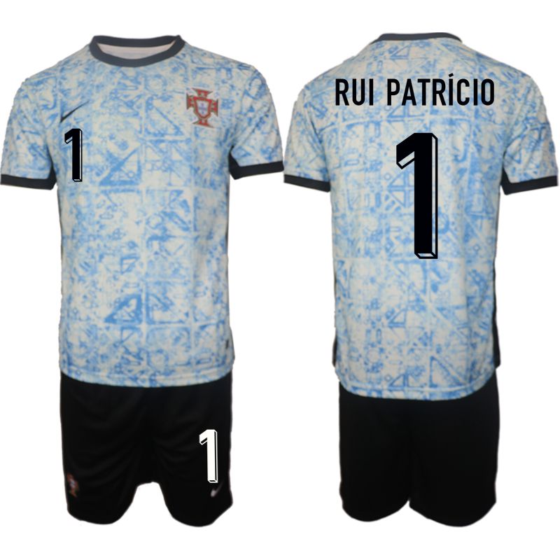 Men 2024-2025 Season Portugal away black #1 Soccer Jersey->baltimore orioles->MLB Jersey